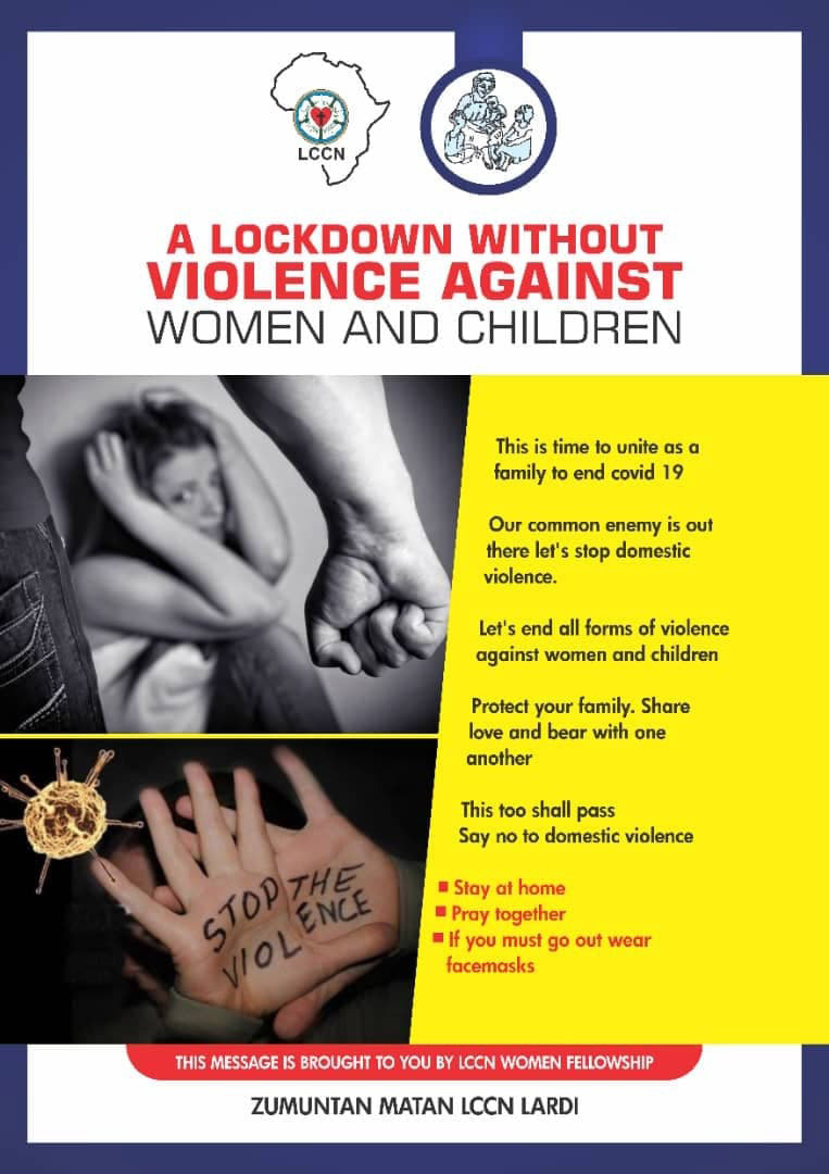 The LCCN Women’s Fellowship has distributed fliers calling for an end to violence against women and children during lockdown