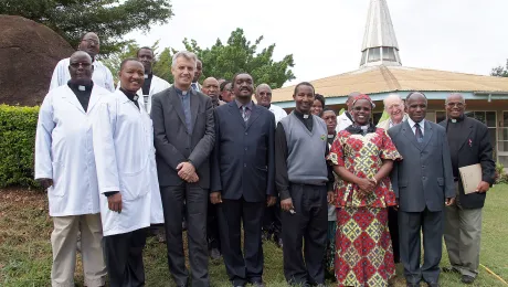 The LWF delegation meets with KCMC staff in Moshi. Â© LWF/H. Martinussen