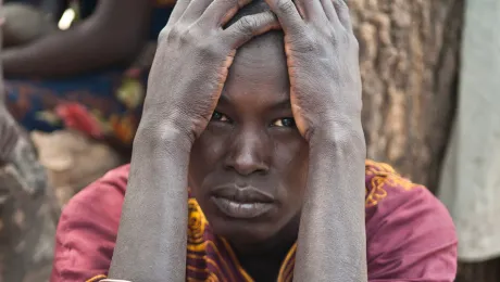 Achol Agol lost her father and brother in a cattle raidersâ attack on her town in Jonglie State, South Sudan. Â© LWF/Melany Markham