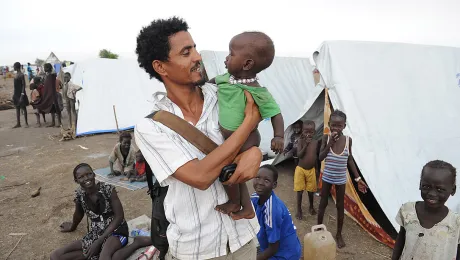 Alemayehu at Leitchuor refugee camp in western Ethiopia. Photo: Christof Krackhardt/Bread for the World