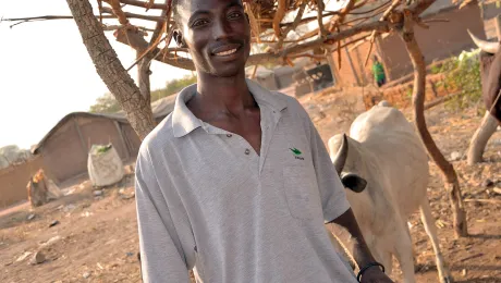 Loubandin Kim Copin made a life for himself and his family at Camp Dossiye, Chad. Photo: LWF/Thomas Ekelund