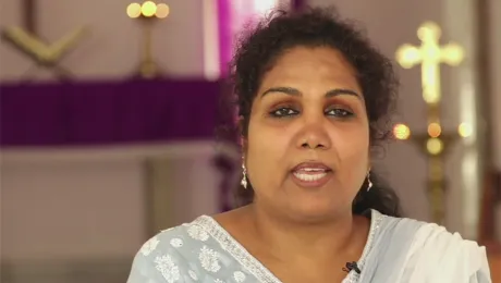 green&just Bible study speaker Rev. Dr Monica Jyotsna Melanchthon, India