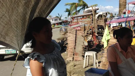 Maria Sol and her family narrowly survived Typhoon Haiyan. Photo: NCCP/ACT