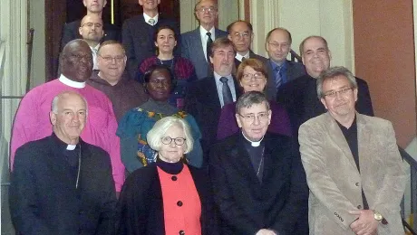 Lutheran, Catholic and Mennonite representatives at the first meeting of the trilateral dialogue in Rome. Â© Eleanor Miller