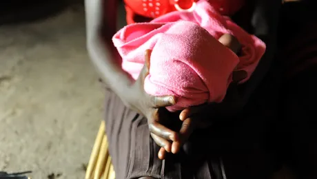 Mary holding her baby. Photo: LWF/M. Renaux