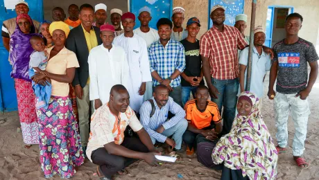 A group of refugees in Dosseye camp in southern Chad who are benefitting from LWFâs project for improved livelihood and access to land. (Photos taken before the outbreak of the COVID-19 pandemic). All photos: LWF/OphÃ©lie Schnoebelen