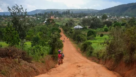 A road on the Cankuzo province, where LWF Burundi has operations. Photos: LWF/L. Gillabert