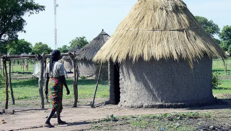 Treatment and care enabled AmÃ©line to move freely and take care of her children again. Photo: LWF/ C. KÃ¤stner