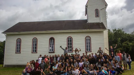 Young participants in the annual youth camp in Puerto Fonck organized by the ILCH Youth Ministry. Photo: Karla GÃ¼ttler/Lutheran Church in Osorno (ILCH)