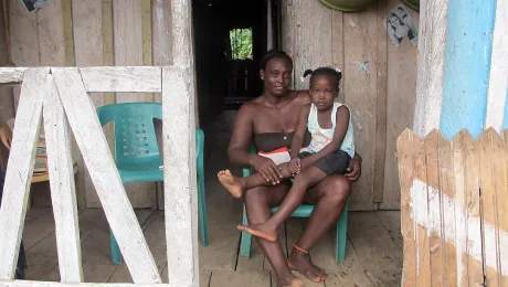 Orlinda RomaÃ±a worries about the future of her family as large-scale mining operations take over. Photo: LWF/R.Leskinen