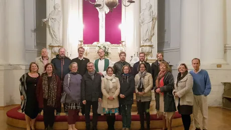 The participants of the communications workshop. Photo: LWF/Praxedis Bouwman