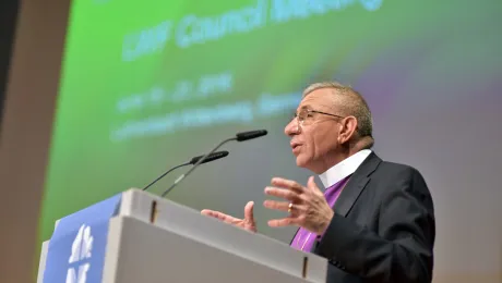 LWF President Bishop Dr Munib A. Younan. Photo: LWF/M. Renaux