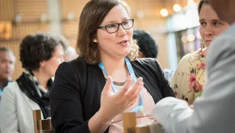 Julia Braband is one of the young adults elected to the LWF Council last year. She represents Central Western Europe in this governing body. Photo: LWF/Albin Hillert 