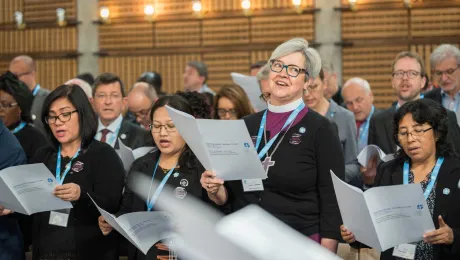 The 2022 LWF Council meeting takes place in Geneva on 8-14 June. The LWF Council meets yearly and is the highest authority of the LWF between assemblies. It consists of the President, the Chairperson of the Finance Committee, and 48 members from LWF member churches in seven regions. Photo: LWF/Albin Hillert