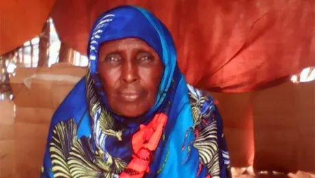 Khadija in her home. Photo: LWF Kenya-Djibouti 