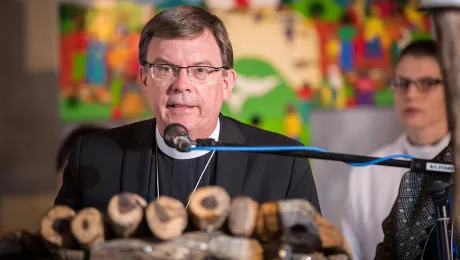 Prof. Dr Dirk Lange speaking at the LWF Assembly in Namibia. Photo: A.Hillert/LWF