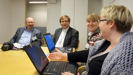 A group discussion at the European region church leadersâ consultation. Photo: Johan Ehrning