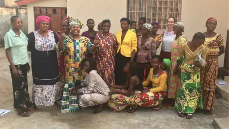 The LWF was part of a delegation that recxently met with survivors of sexual violence in the Democratic Republic of Congo. Photo: Mukwege Foundation