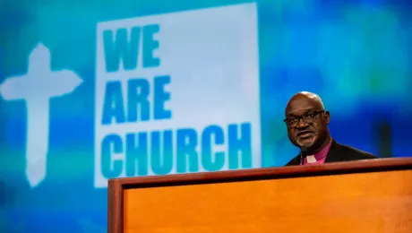 LWF President Archbishop Dr Panti Filibus Musa addressing the 2019 ELCA Churchwide Assembly: All Photos: Will Nunnally/ELCA 