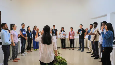 Morning Devotion during the Global Young Reformersâ Network 2.0 Asia Regional Meeting in 2019. Photo: LWF/Johanan Celine Valeriano