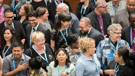 The LWF Council meets yearly and is the highest authority of the LWF between assemblies. The 2018 LWF Council met in Geneva. Photo: Albin Hillert/LWF