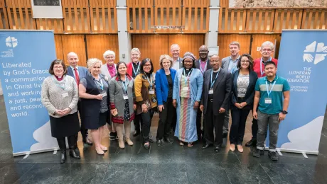 The LWF executive committee meeting, in anticipation of the Council meeting 2019 met in Geneva on 12 June. Photo: LWF/Albin Hillert