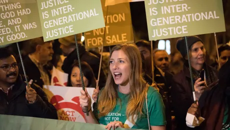 There is no planet B. Young people deserve a future without a climate crisis. Photo: LWF/Albin Hillert