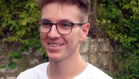 18-year-old Julian Appl was elected into the church council of his congregation. Photo: private