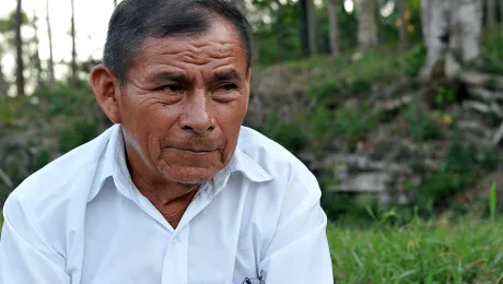 Decades of struggle for legal recognition of his land came to nothing for Don Francisco Siguic. Now the LWF and a Guatemalan human rights association hope to obtain land ownership titles. Photo: LWF/C. KÃ¤stner 