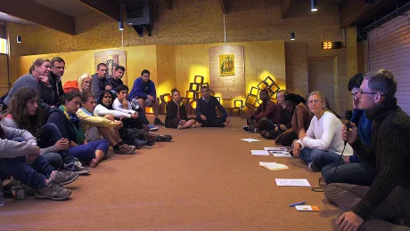 The LWF Young Reformers Steering Group members participated in the 2014 meeting of the ecumenical community of TaizÃ© in France. Photo: LWF/ C. KÃ¤stner