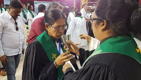 The 25th anniversary celebration highlighted the various ministries in which ordained women serve in Indiaâs Lutheran churches. Photo: LWF/P. Lok