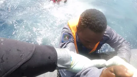 More than 250 migrants have drowned since the beginning of 2019 as they attempted to cross the Mediterranean Sea to escape poverty and violence. Photo: Ãglaigh na hÃireann