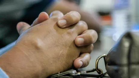 Churches support each other through prayer. Photo: LWF/Johanan Celine P. Valeriano