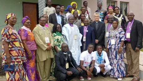 LUCCWA church leaders and LWF General Secretary Rev. Dr Martin Junge at the summit in Monrovia, Liberia. Photo: LWF/Felix Samari