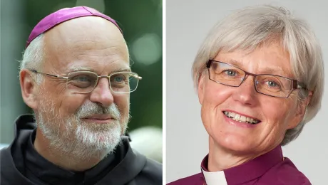 Anders Arborelius, Bishop of the Catholic Diocese of Stockholm (left) and Antje JackelÃ©n, Archbishop of the Church of Sweden (Lutheran). Photos: Catholic Diocese of Stockholm / LWF/H. Putsman