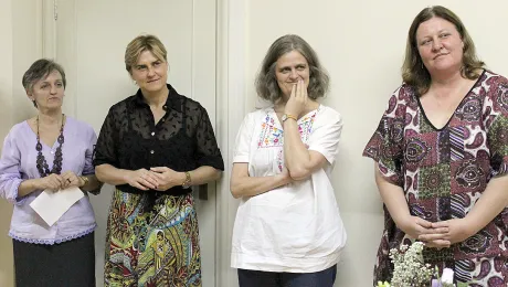 Rev. Blasi with fellow women Brazilian church leaders