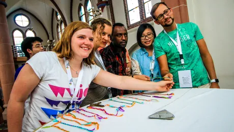 LWF youth have significantly advanced the communionâs advocacy priorities including climate justice and peace building. Photo: LWF/Johanan Celine P. Valeriano