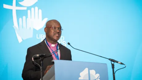 Rev. Dr Panti Filibus Musa, Archbishop of the Lutheran Church of Christ in Nigeria, President of The Lutheran World Federation. Photo: LWF/Albin Hillert