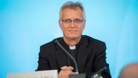 LWF General Secretary Rev. Dr Martin Junge at the LWFâs Assembly in Windhoek, Namibia, in 2017. Photo: LWF/Albin Hillert