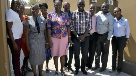 Members of the local planning team for the LWF Youth pre-Assembly. Photo: LWF/ C.Bader