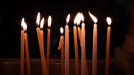 Vigil candles. Photo: LWF/A.S. Danielsson