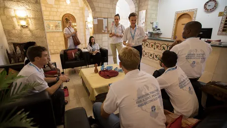 Peace messenger training in Jerusalem. Photo: LWF/ B. Grey