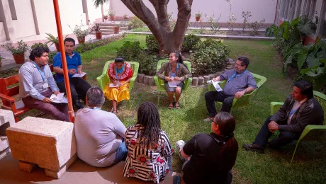 Intergenerational discussion on the witness of the LWF member churches in Latin America and the Caribbean & North America. Photo:LWF/A. Danielsson