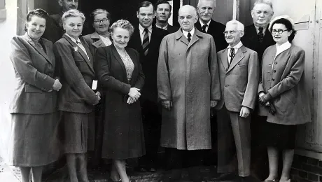 Elected deacons and officers at Augustdorf in the British zone, west Germany. Photo: LWF Archives