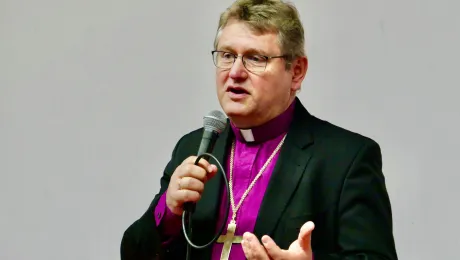 Jerzy Samiec, Presiding Bishop of the Evangelical Church of the Augsburg Confession in Poland, expresses his concern about the state of the democracy in the country and procedures around the upcoming presidential elections. Photo: Dariusz Bruncz