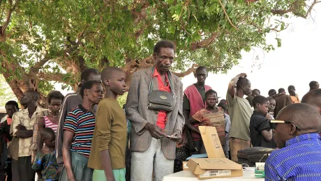 South Sudanese refugees in Northern Uganda, one of the countries where LWF is supporting the implementation of the CRRF. Photo: LWF/C. KÃ¤stner