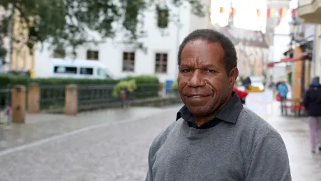 Bishop Jack Urame, Evangelical Lutheran Church of Papua New Guinea. Photo: LWF/A. WeyermÃ¼ller