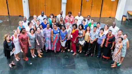 Women's advocacy meeting participants on the opening day. Photo: WCC/Albin Hillert