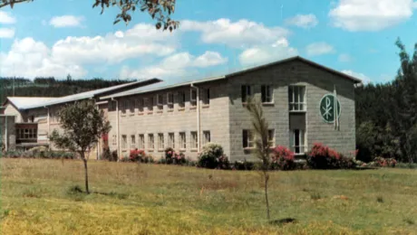 The Radio Voice of the Gospel (RVOG) building in Addis Ababa, Ethiopia.