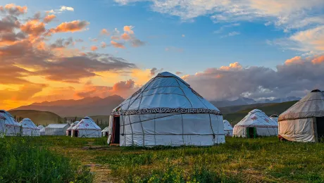 Mongolian yurts. Photo: Yang Shuo on Unsplash